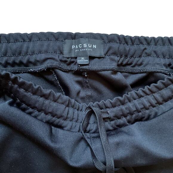 PAC Sun Men’s Black with Red Stripe Athletic Track Pant. Size XL - Picture 2 of 7